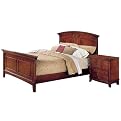 3-pc. Mackenzie Stuttgart Bedroom Set Including 2 Nightstand - Cherry (King)