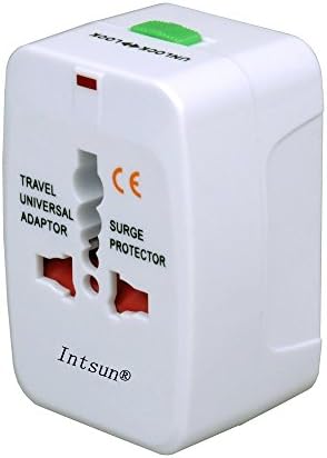 Intsun® Surge Protector All in One Universal Worldwide Travel Wall Charger AC Power AU UK US EU Plug Adapter For Cellphone Tablet PC Samsung HTC Nokia iPad iPhone