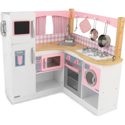 KidKraft Grand Gourmet Pretend Kids Play Kitchen Set KidKraft Grand Gourmet Pretend Kids Play Kitchen Set