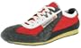 DIESEL Jeans Unforgettable Mens Suede Leather Nylon Casual Shoes Sneakers Black/Poppy Red