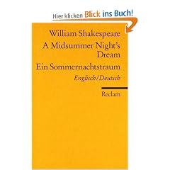 A Midsummer Night's Dream /Ein Sommernachtstraum: Engl. /Dt