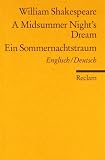 Produkt-Bild: A Midsummer Night's Dream /Ein Sommernachtstraum: Engl. /Dt