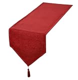 TABLERUNNER CHENILLE PLUM