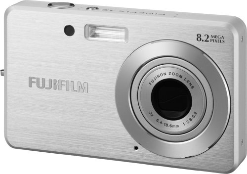 Fujifilm Finepix J10 8.2MP Digital Camera with 3x Optical Zoom (Brushed Silver) image