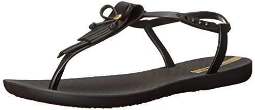 Ipanema Women's Tassy Gladiator Sandal, Black, 9 M US