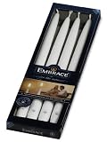 from Ivyline Bolsius Embrace Tapered Candle 340x22mm (Box of 4) - White Model 104745349904