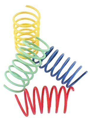 Colorful Springs Cat Toy - Wide - 10 pk.