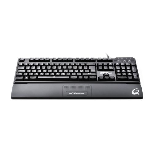 QPAD Gaming Tastatur (2x High speed USB Anschl&uuml;sse, Audio-Anschluss, beleuchtbare Tasten)  Preisvergleich
