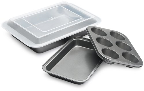 KittAmor 4 Piece Baking Pan Set With Cover
