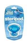 Steripod Clip-On Toothbrush Sanitizer (Single Pack Blue)