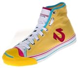 True Religion - TRUE RELIGION Brand Jeans Conner Hi Top Mens Canvas Shoes Pineapple Yellow/Fuchsia