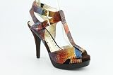 BCBGirls BCBG Devona Platform Ankle Strap Shoes Orange