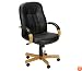 Boss Hi-Back Executive Chair With Cherry Finish Executive Seating