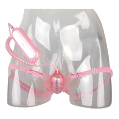 Playhouse Ultimate Love Toys PS0720018 Bitchy Butterfly, vibrierender Silikon Strap-On Stimulator, Butterfly, Klitoral / Anal, Pink