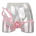 Playhouse Ultimate Love Toys PS0720018 Bitchy Butterfly, vibrierender Silikon Strap-On Stimulator, Butterfly, Klitoral / Anal, Pink