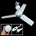 Mini White Small Calabash Shape 220V 16 Inch Ceiling Fan Shape