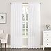 No. 918 Emily Sheer Voile Rod Pocket Curtain Panel, 59