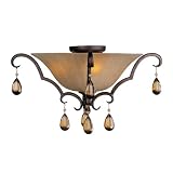 Maxim Lighting 22260EMFL 3 Light Dresden Flush Mount Ceiling