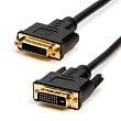 Cables Unlimited PCM-2286-10 DVI D Dual Link Extension Cable (10 Feet, Black)