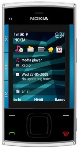 Nokia X3 BLUE/SILVER Unlocked Phone