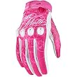 Icon Sub Street Angel Women's Textile Street Racing Motorcycle Gloves - Pink