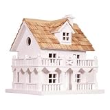 Home Bazaar Novelty Cottage Bird House by Home Bazaar