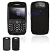 Black Solid Silicone Skin Cover Case Cell Phone Protector for BlackBerry Curve 8900