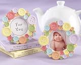 "Cute as a Button" Round Photo Frame