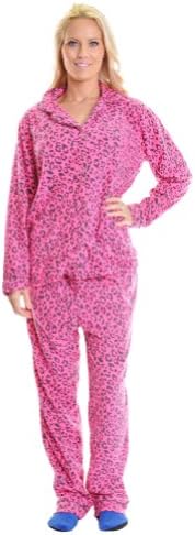 Angelina Hosiery Women's Fleece Pajama Set