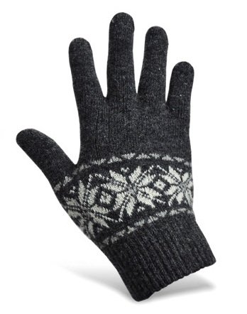 Joe Touch Screen Gloves - Classic Snow Flakes Black, yet all 10 fingers work on Touch Screen without tips