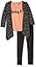 Limited Too Girls' 3 Piece Set Cardigan, T-Shirt, and Legging Pant