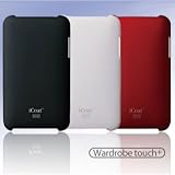 Ozaki - iCoat Wardrobe Rubber - Etui rigide en plastique avec film protecteur pour iTouch 2G - Rouge
