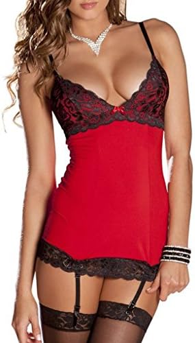 RainbowTree Women's Sexy Lingerie G-string Garter Belt Without Hosiery Babydoll