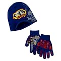 Boys' Hot Wheels Hat and Glove - Blue 4-16