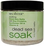 Spa Sister Soothing Dead Sea Salts with Soy Proteins, Sunflower Oil & Vitamin E 453g / 16oz - B000MPSNHK