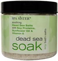 Spa Sister Soothing Dead Sea Salts with Soy Proteins, Sunflower Oil & Vitamin E 453g/16oz