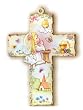 Wooden Wall Cross - 6in. Height - First Communion - Girl - MADE IN ITALY, 6in. Height