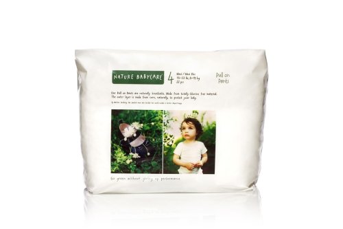 Nature Babycare Eco Pull On Pants, Size 4 (88-Count)
