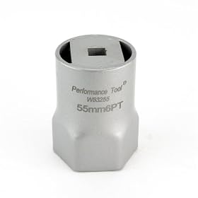 Powerbuilt 647069 55mm 6-Point Hex Wheel Bearing Locknut Socket