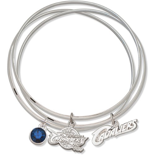 Logo Art Cleveland Cavaliers Triple Bangle Bracelet