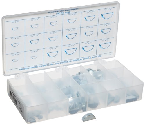 Precision Brand Woodruff Key Assortment (250 pieces)