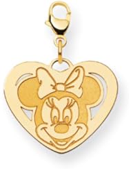 Disney Minnie Heart Lobster Clasp Charm