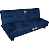 Baseline Dallas Cowboys Convertible Sofa With Tray