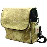 Gold Butterfly Diaper Bag
