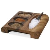 Ironwood Gourmet Acacia Wood Spice Tray