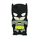 PAIAIP Batman Bat Man Soft Silicone Case Skin Cover for Apple iPhone 5 / 5c / 5s Batman Black