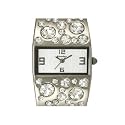 Henley Glamour - H07019.01 - Montre mode Femme - Quartz analogique - Acier inoxydable - Argent et Cristal