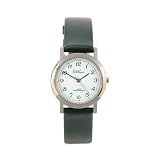 DeCave 100046201 Montre Femme - Titane bicolore - 30 mm - Bracelet en Cuir - Miyota 2035 - 5 ATM