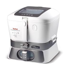 Tefal Oleoclean Deluxe FR701015 Fryer, 1.3kg Capacity, White