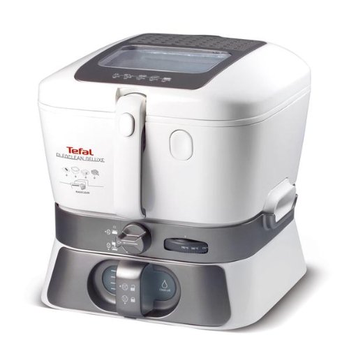 Tefal Oleoclean Deluxe FR701015 Fryer, 1.3kg Capacity, White